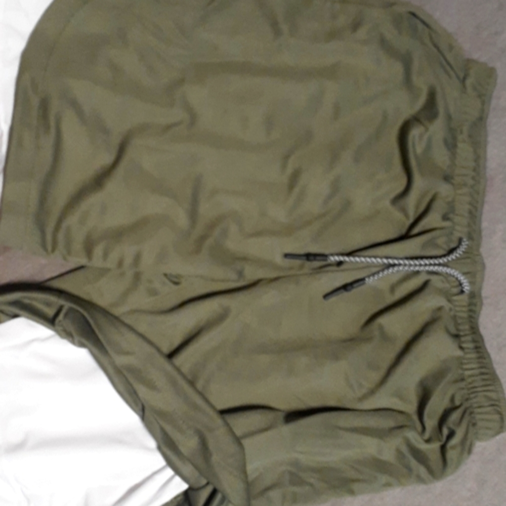 2 in 1 Shorts - Green - XL